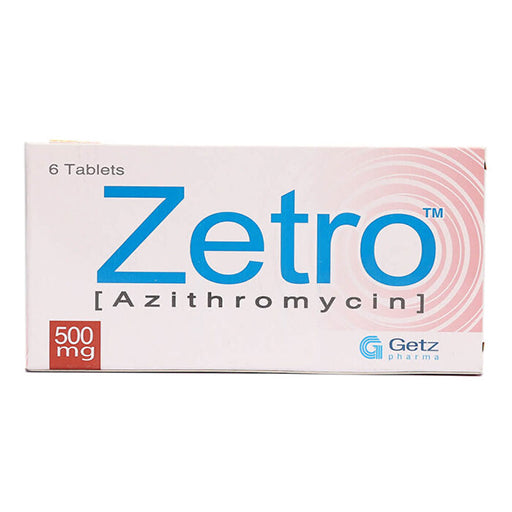 Zetro (500mg) 6 Tablets