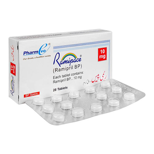 Ramipace (10mg) Tablets – 28’s | Effective Blood Pressure & Heart Support