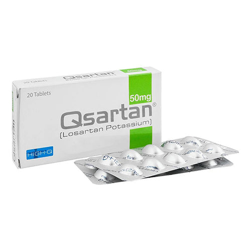 Qsartan (50mg) Tablets – 20’s | Powerful Blood Pressure & Heart Protection