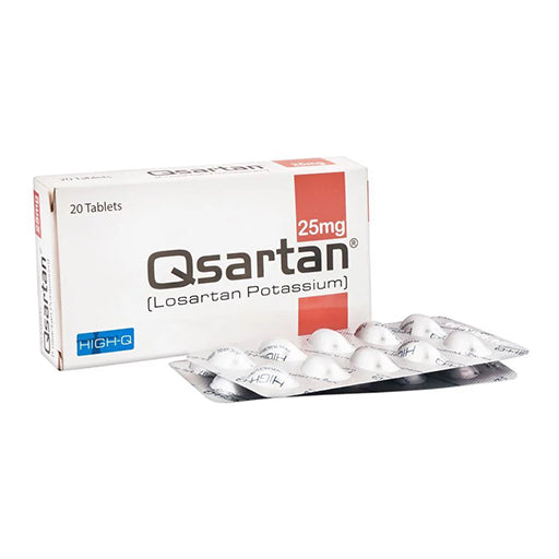 Qsartan (25mg) Tablets – 20’s | Effective Blood Pressure Management & Heart Protection