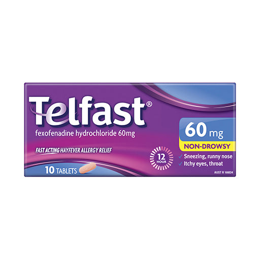 Telfast (60mg) 10 Tablets