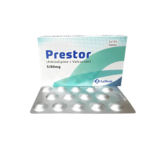 Prestor (5/80mg) Tablets – 14’s | Combination Medication for Hypertension & Heart Health