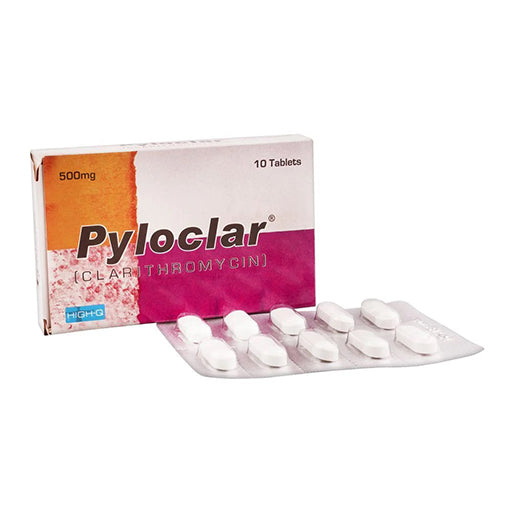 Pyloclar (500mg) 10 Tablets