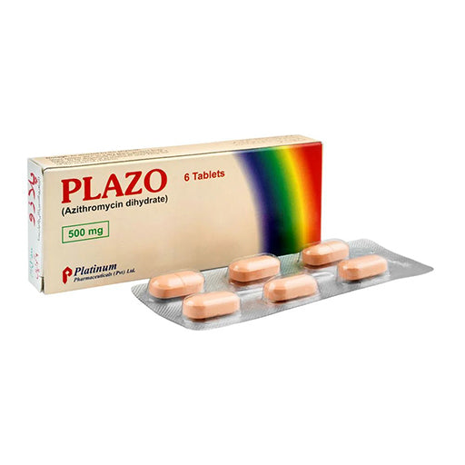 Plazo (500mg) Tablets – 6’s | Antibiotic for Bacterial Infections
