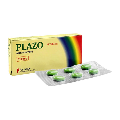 Plazo (250mg) Tablets – 6’s | Antibiotic for Bacterial Infections