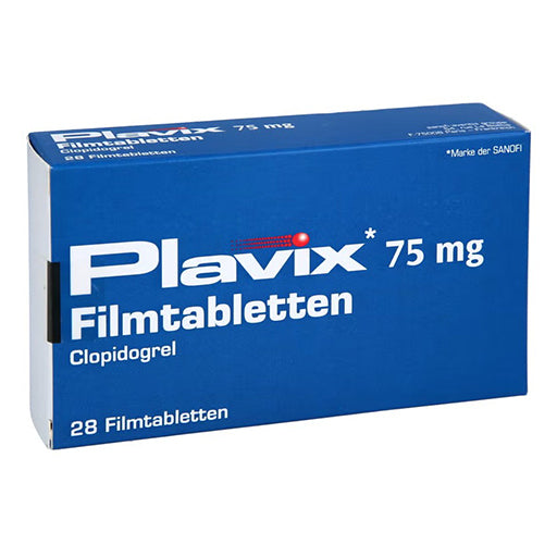 Plavix (75mg) Tablets – 28’s | Antiplatelet Medication for Heart & Stroke Prevention