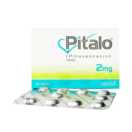 Pitalo (2mg) Tablets – 10’s | Antihypertensive for Blood Pressure & Heart Management