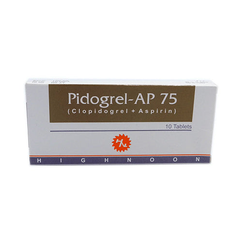 Pidogrel-AP (75mg) Tablets – 10’s | Antiplatelet Therapy for Heart & Stroke Prevention