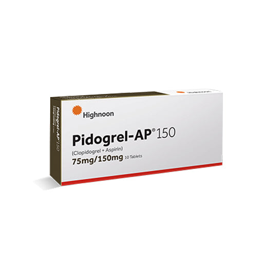 Pidogrel AP (75/150mg) Tablets – 10’s | Dual Antiplatelet Therapy for Heart & Stroke Prevention