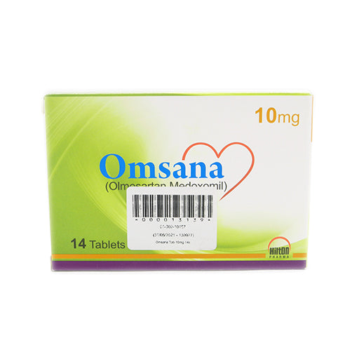 Omsana (10mg) Tablets – 14’s | Olmesartan for High Blood Pressure & Heart Health