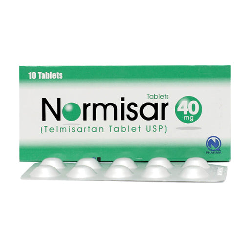 Normisar (40mg) Tablets – 10’s | Telmisartan for Hypertension & Heart Health