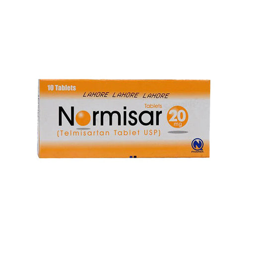 Normisar (20mg) Tablets – 10’s | Telmisartan for Hypertension & Heart Health