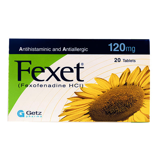Fexet (120mg) 20 Tablets
