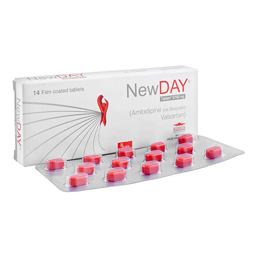 Newday (5/160mg) Tablets – 14’s | Amlodipine + Valsartan for Blood Pressure Control