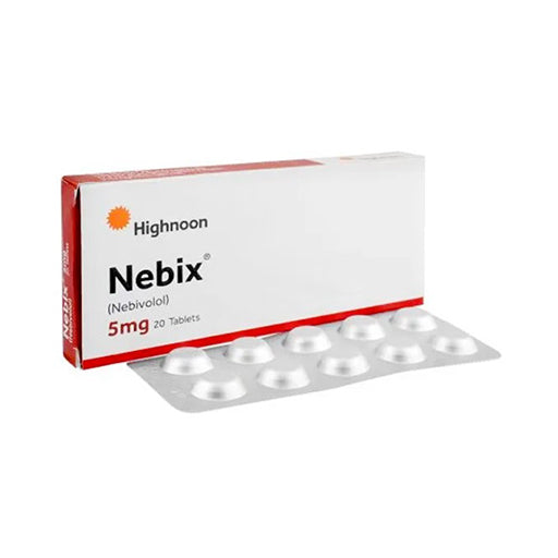 Nebix (5mg) Tablets – 20’s | Nebivolol for High Blood Pressure & Heart Function Support