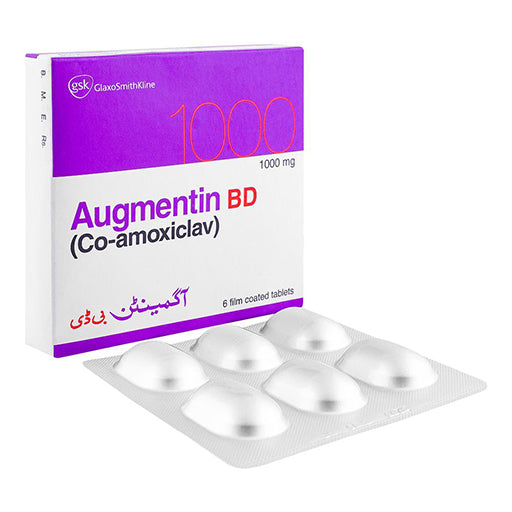 Augmentin BD (1000mg) 6 Tablets