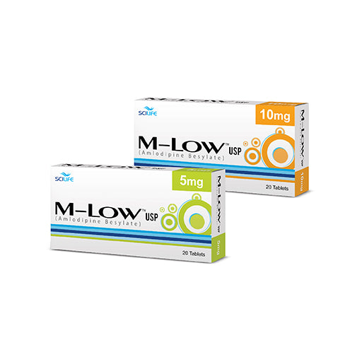 M-Low (10mg) Tablets – 20’s | Effective Treatment for High Blood Pressure & Angina