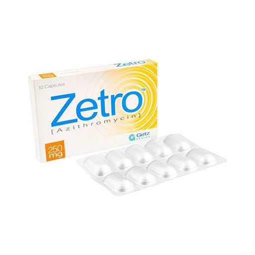 Zetro (250mg) 10 Capsules