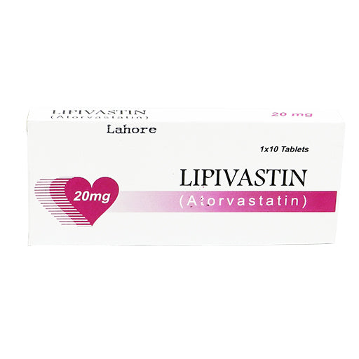 Lipivastin 20mg Tablets – Atorvastatin for Cholesterol & Heart Health