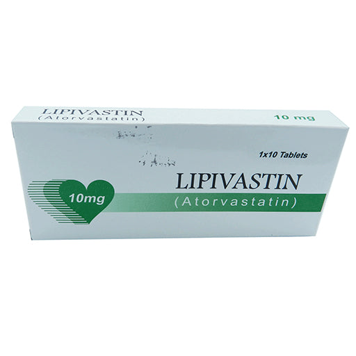 Lipivastin 10mg Tablets – Atorvastatin for High Cholesterol & Heart Protection