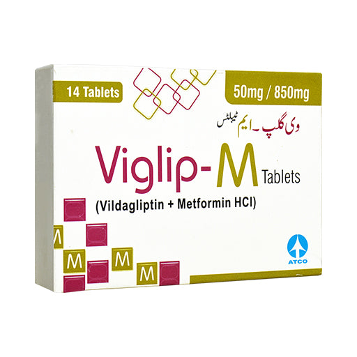 Viglip-M (50/850mg) 14 Tablets