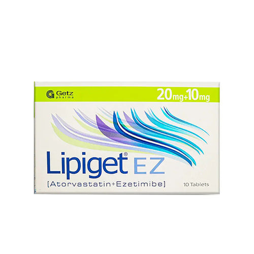 Lipiget EZ 20/10mg Tablets – Cholesterol & Heart Health Support