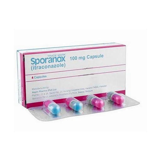 Sporanox (100mg) 4 Capsules