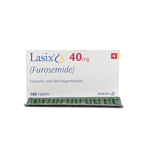 Lasix 40mg Tablets – Powerful Diuretic for High Blood Pressure & Fluid Retention