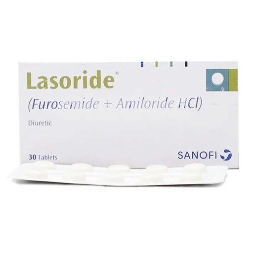 Lasoride 40/5mg Tablets – Dual Action for Blood Pressure & Fluid Management