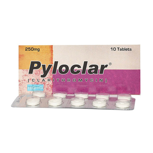 Pyloclar (250mg) 10 Tablets