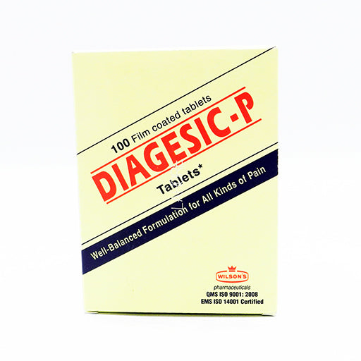 Diagesic-P 500/3/70mg Tablets – Paracetamol, Caffeine & Propoxyphene Pain Relief (100’s)