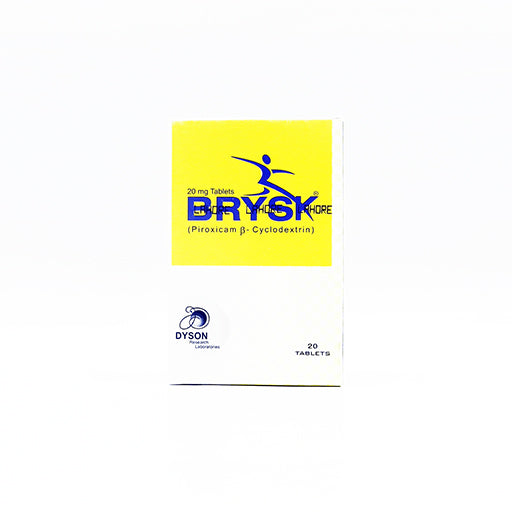 Brysk 20mg Tablets (20’s) – Esomeprazole for Acid Reflux, Heartburn & Ulcer Relief