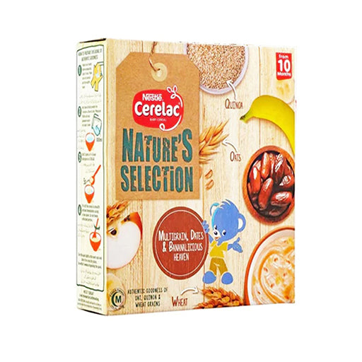 Nestlé Cerelac Nature Baby Cereal – 175g | Wholesome Complementary Food for Babies (6-10 Months)