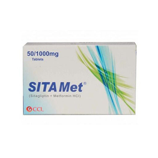 Sita-Met (50/1000mg) 14 Tablets