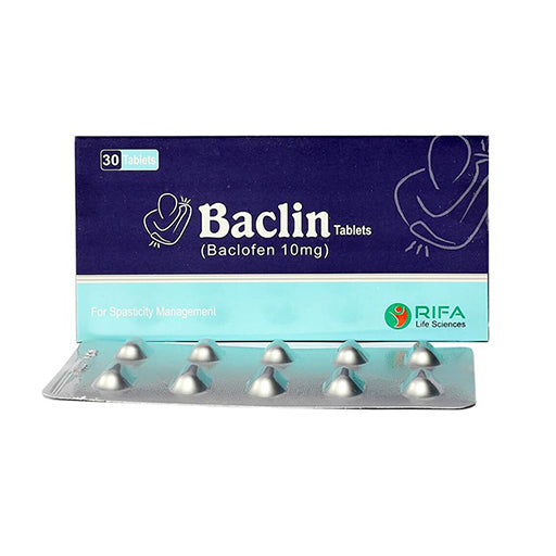 Baclin 10mg Tablets (30’s) – Muscle Relaxant for Spasms, Back Pain & Muscle Stiffness