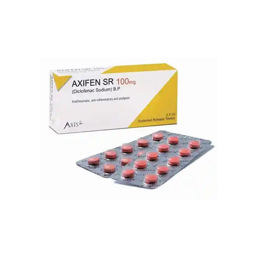 Axifen SR 100mg Tablets (30’s) – Long-Acting Pain Relief & Anti-Inflammatory Medicine