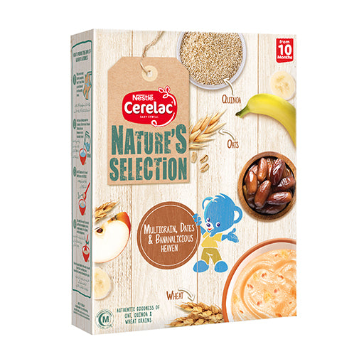 Nestlé Cerelac Nature Baby Cereal – 350g | Nutritious First Weaning Food (6 – 10 Months)