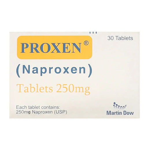 Proxen (250mg) – Pain Relief & Anti-Inflammatory Tablets (30 Tablets)