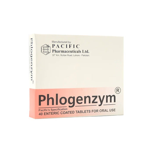 Phlogenzym – Anti-Inflammatory & Pain Relief Enzyme Tablets (40 Tablets)