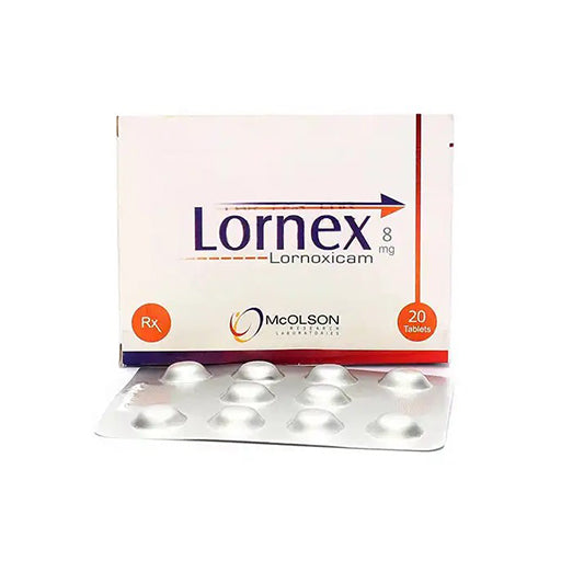 Lornex (8mg) – Antidepressant & Anxiety Relief Tablets (20 Tablets)