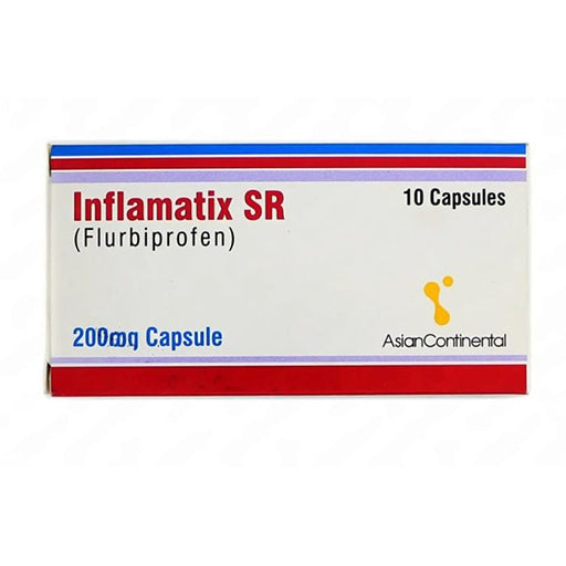 Inflamatix SR (200mg) – Extended-Release Anti-Inflammatory Capsules (10 Capsules)