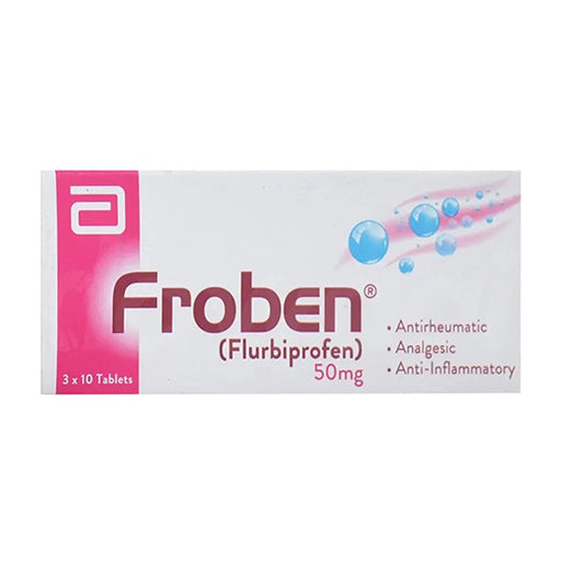 Froben (50mg) – Anti-Inflammatory Pain Relief Tablets (30 Tablets)