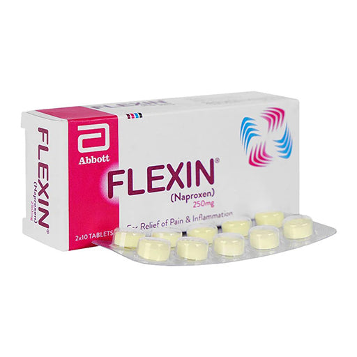Flexin (250mg) – Pain & Inflammation Relief Tablets (20 Tablets)