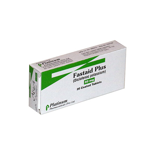 Fastaid Plus 50mg Tablets – Fast Pain & Inflammation Relief (Diclofenac Potassium)