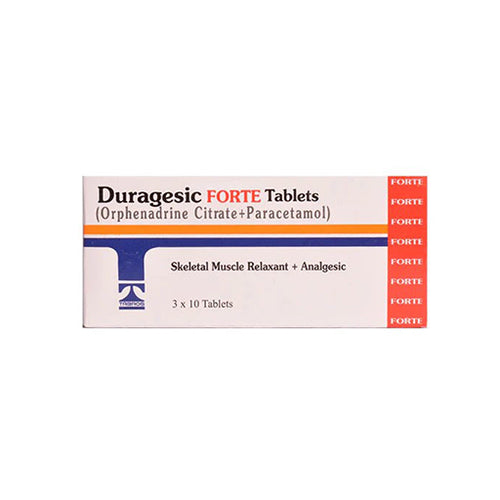 Duragesic Forte 50/650mg Tablets – Tramadol & Paracetamol for Moderate to Severe Pain Relief (30 Tablets)