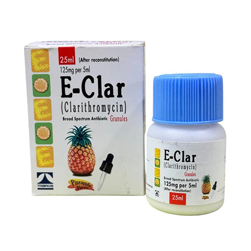 E-Clar (125mg/5ml) 25ml Suspension