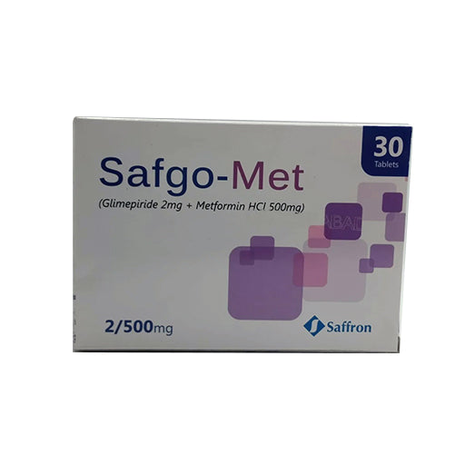 Safgo-Met (2/500mg) 30 Tablets