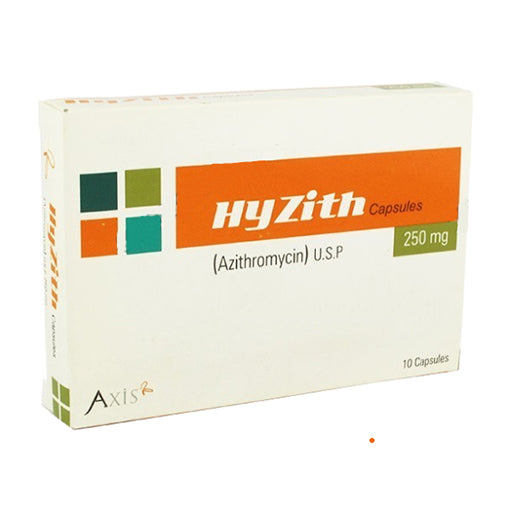 Hyzith 250mg Capsules – Effective Antibiotic for Bacterial Infections