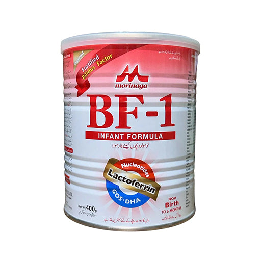 Morinaga BF‑1 Infant Formula – 400g Tin | Complete Nutrition for Newborns (0‑6 Months)