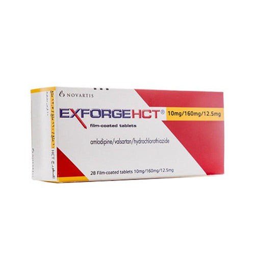 Exforge HCT 10/160/12.5mg Tablets – Triple Action Blood Pressure Control